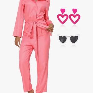 Pink Women's Jumpsuit